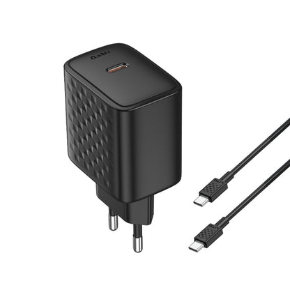 Síťová nabíječka s kabelem USB-C Lito LC20T, 45W, 3A, 1 x USB-C, Černá