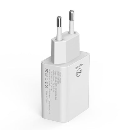 Síťová nabíječka s kabelem USB-C McDodo CH-6721 Offer, 12W, 2.4A, 2 x USB-A, Bílá