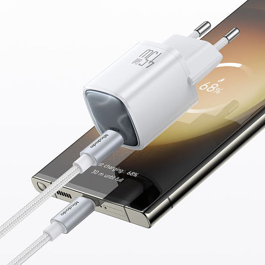 Síťová nabíječka s kabelem USB-C Mcdodo Nano CH-4433, 45W, 3A, 1 x USB-C, černá