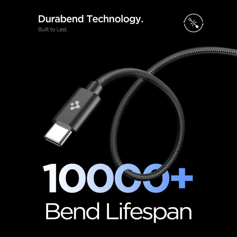 Síťová nabíječka s kabelem USB-C Spigen EE451EU Essential, 45W, 3A, 1 x USB-C, Černá ACH09474