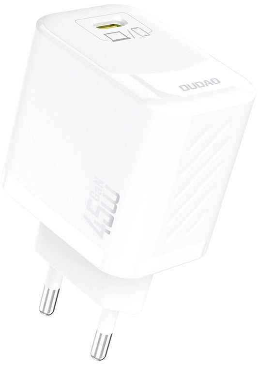 Síťová nabíječka Dudao A28, 45W, 3A, 1 x USB-C, Bílá