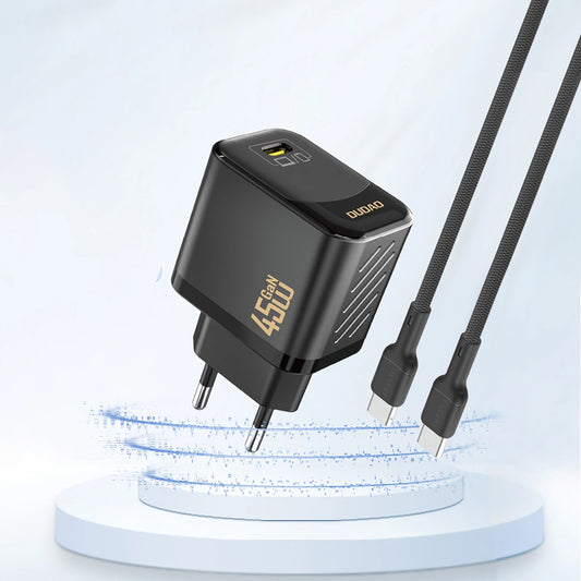 Síťová nabíječka Dudao A28, 45W, 3A, 1 x USB-C, Černá