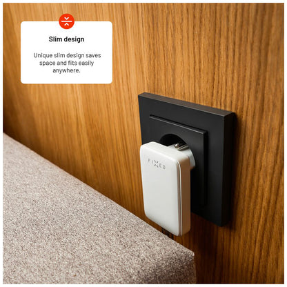 Síťová nabíječka Fixed, 30W, 3A, 1 x USB-C, Bílá