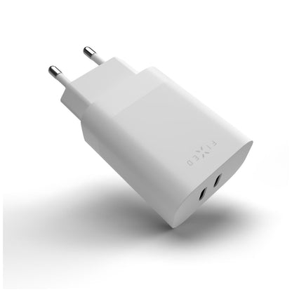 Nabíječka Fixed Network, 35W, 3A, 2 x USB-C, Bílá