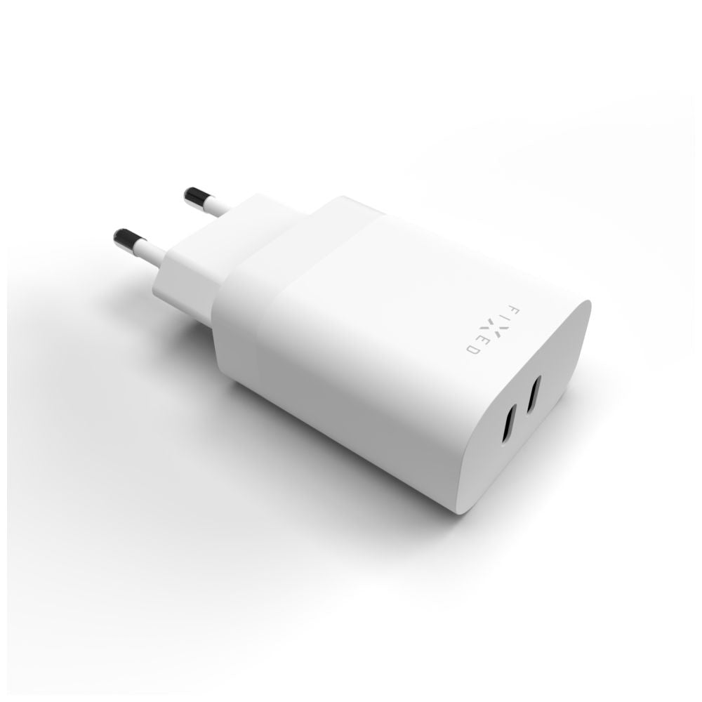 Nabíječka Fixed Network, 35W, 3A, 2 x USB-C, Bílá