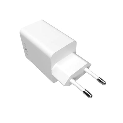Síťová nabíječka Fixed Mini, 45W, 3A, 1 x USB-A - 1 x USB-C, Bílá