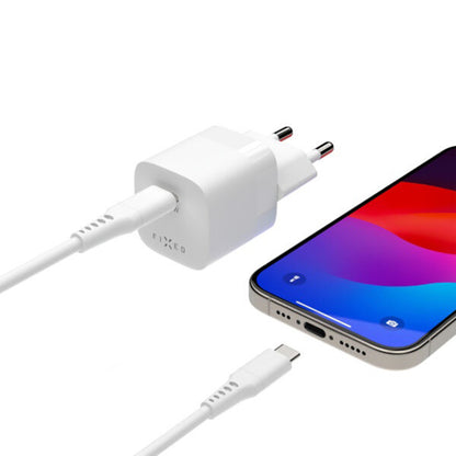 Nabíječka Fixed Mini2, 30W, 3A, 1 x USB-C, Bílá