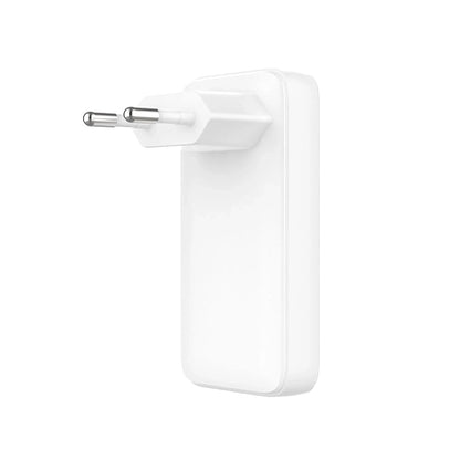 Síťová nabíječka Fixed Slim, 45W, 3A, 2 x USB-C, Bílá