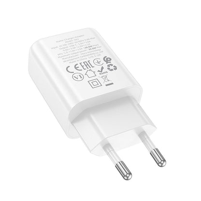 Síťová nabíječka HOCO N62, 30W, 3A, 1 x USB-C, Bílá