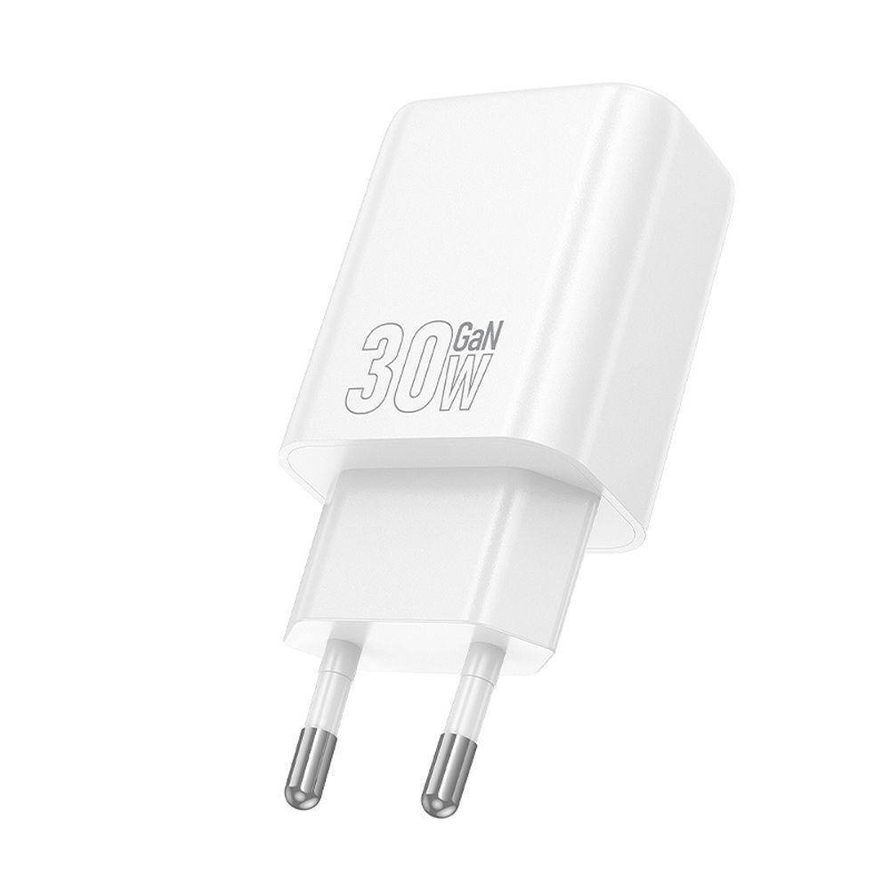 Síťová nabíječka HOCO N62, 30W, 3A, 1 x USB-C, Bílá