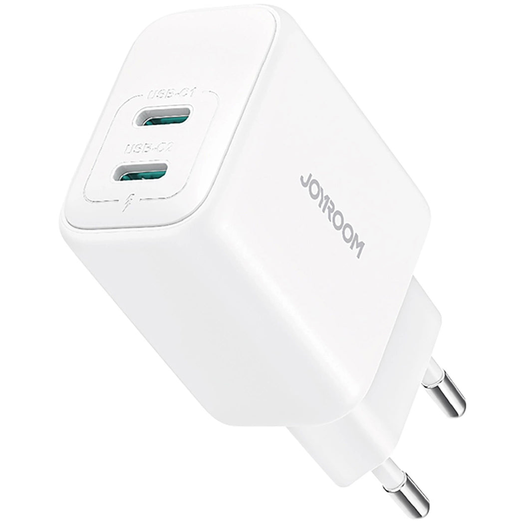 Síťová nabíječka Joyroom JR-TCF12, 20W, 3A, 2 x USB-C, Bílá