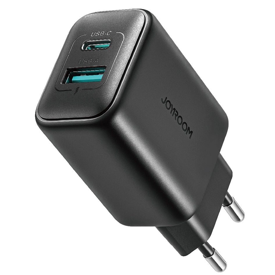 Síťová nabíječka Joyroom JR-TCF13, 25W, 3A, 1 x USB-A - 1 x USB-C, Černá