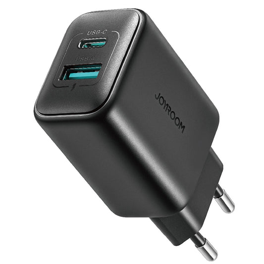 Síťová nabíječka Joyroom JR-TCF13, 25W, 3A, 1 x USB-A - 1 x USB-C, Černá