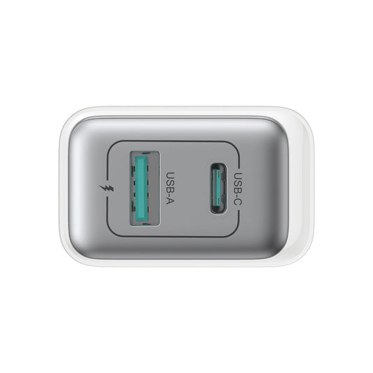 Síťová nabíječka Joyroom JR-TCF15, 30W, 5A, 1 x USB-A - 1 x USB-C, Bílá