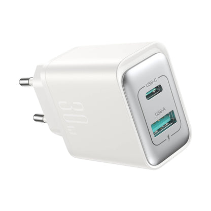 Síťová nabíječka Joyroom JR-TCF15, 30W, 5A, 1 x USB-A - 1 x USB-C, Bílá