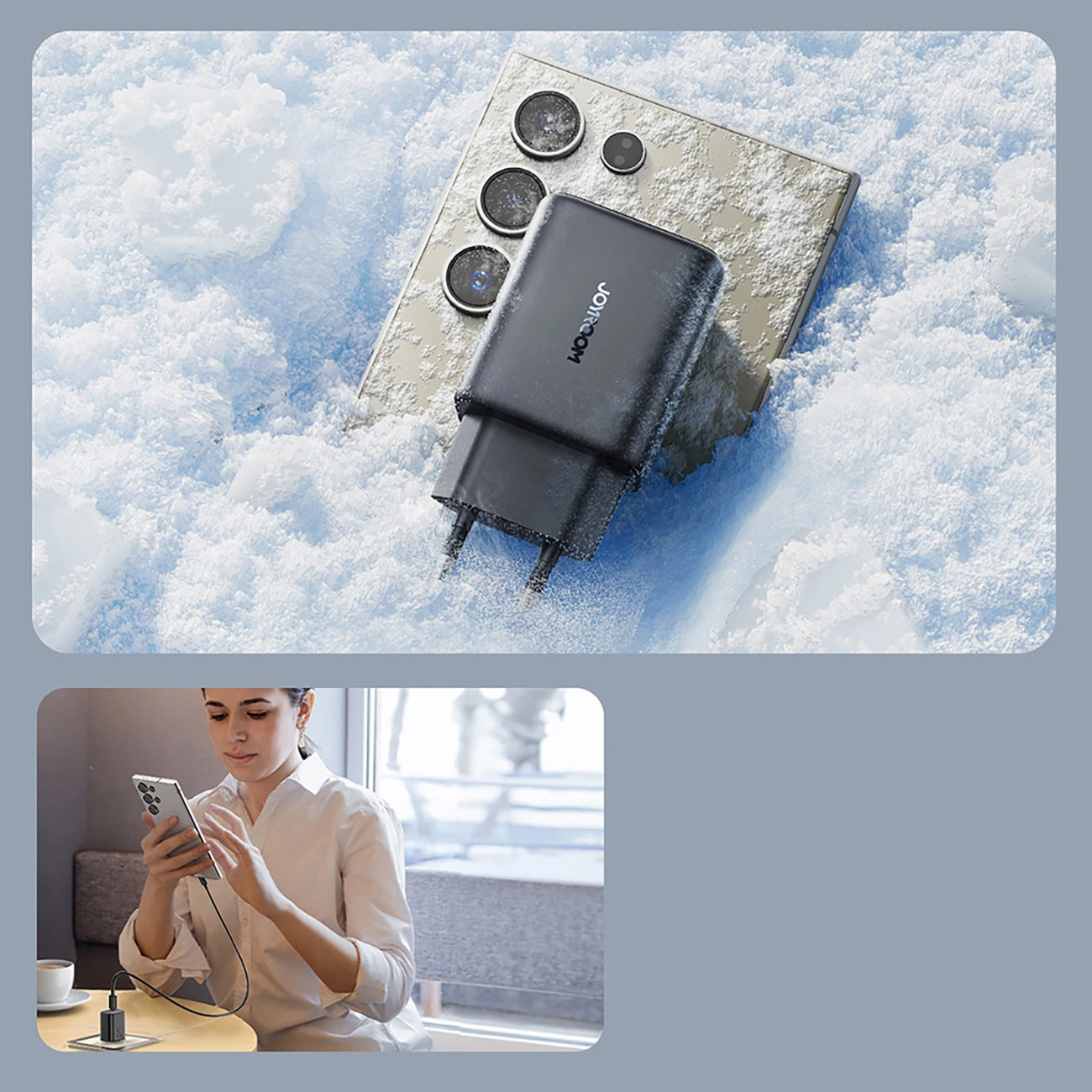 Síťová nabíječka Joyroom JR-TCF23, 25W, 3A, 1 x USB-C, Černá