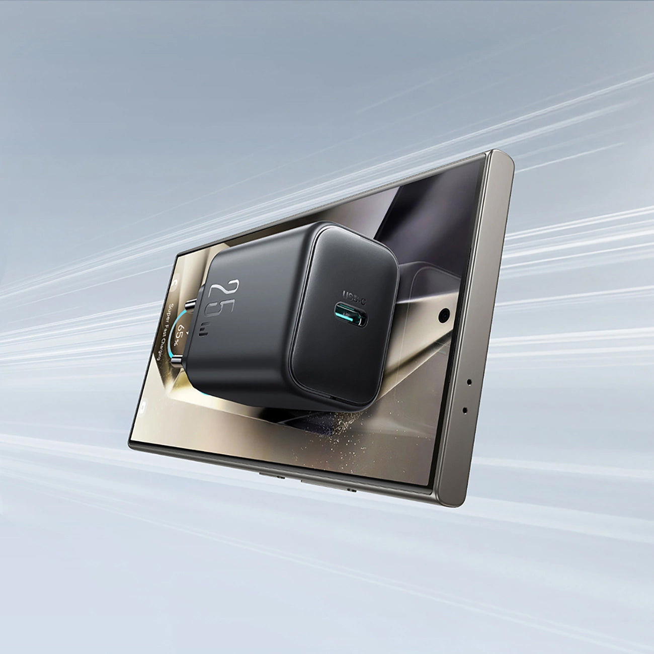 Síťová nabíječka Joyroom JR-TCF23, 25W, 3A, 1 x USB-C, Černá