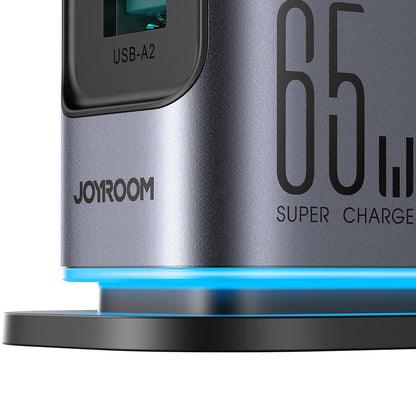 Nabíjecí stanice Joyroom JR-TCM02, 65W, 3.25A, 2 x USB-A - 4 x USB-C, Šedá