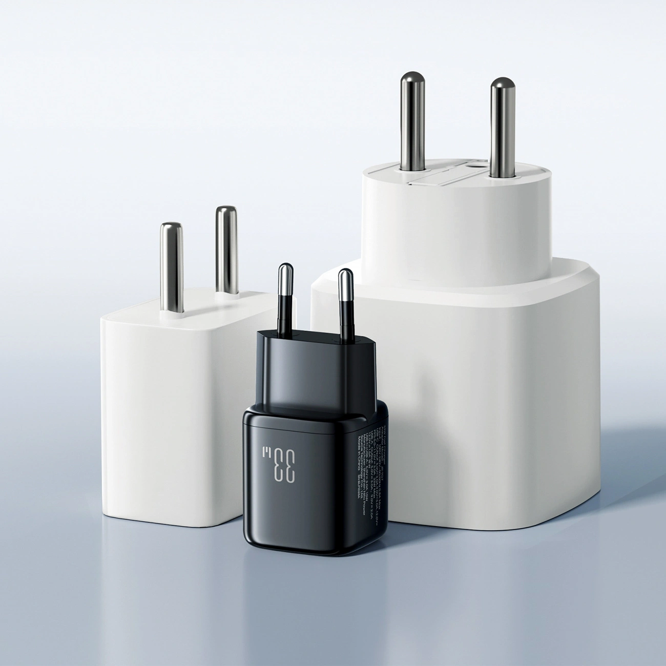 Síťová nabíječka Joyroom JR-TG7, 33W, 3A, 1 x USB-A - 1 x USB-C, Černá