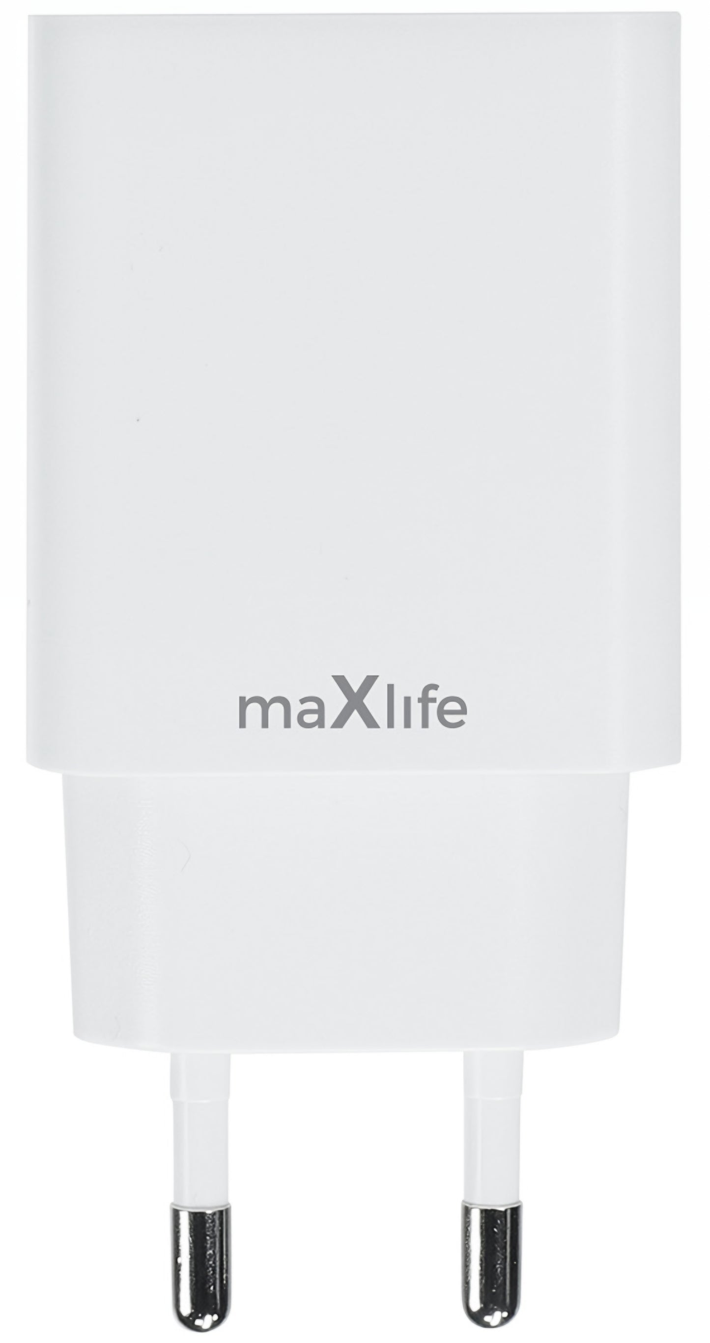Síťová nabíječka MaXlife MXTC-13-20AC, 20W, 3A, 1 x USB-A - 1 x USB-C, Bílá
