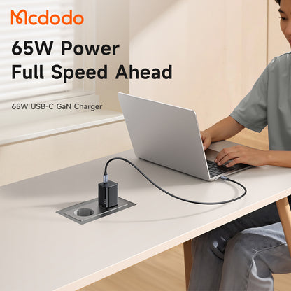 Síťová nabíječka McDodo CH-0850 Ultimate Mini, 65W, 3,25A, 1 x USB-C, černá