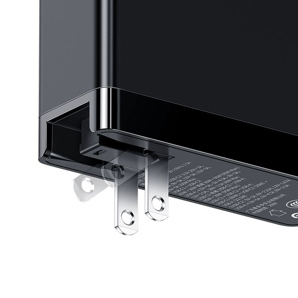 Síťová nabíječka McDodo CH-8101 Pro Nuc AR Power Travel, 100W, 5A, 1 x USB-A - 2 x USB-C, černá