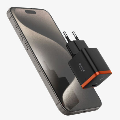 Síťová nabíječka Spigen EE301EU Essential, 30W, 3A, 1 x USB-C, černá ACH08448
