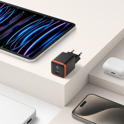 Síťová nabíječka Spigen EE301EU Essential, 30W, 3A, 1 x USB-C, černá ACH08448