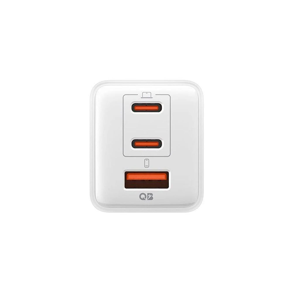 Síťová nabíječka Spigen EE473EU Essential, 47W, 3A, 1 x USB-A - 2 x USB-C, Bílá ACH09464
