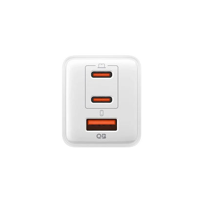 Síťová nabíječka Spigen EE473EU Essential, 47W, 3A, 1 x USB-A - 2 x USB-C, Bílá ACH09464