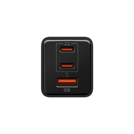 Síťová nabíječka Spigen EE473EU Essential, 47W, 3A, 1 x USB-A - 2 x USB-C, Černá ACH09465
