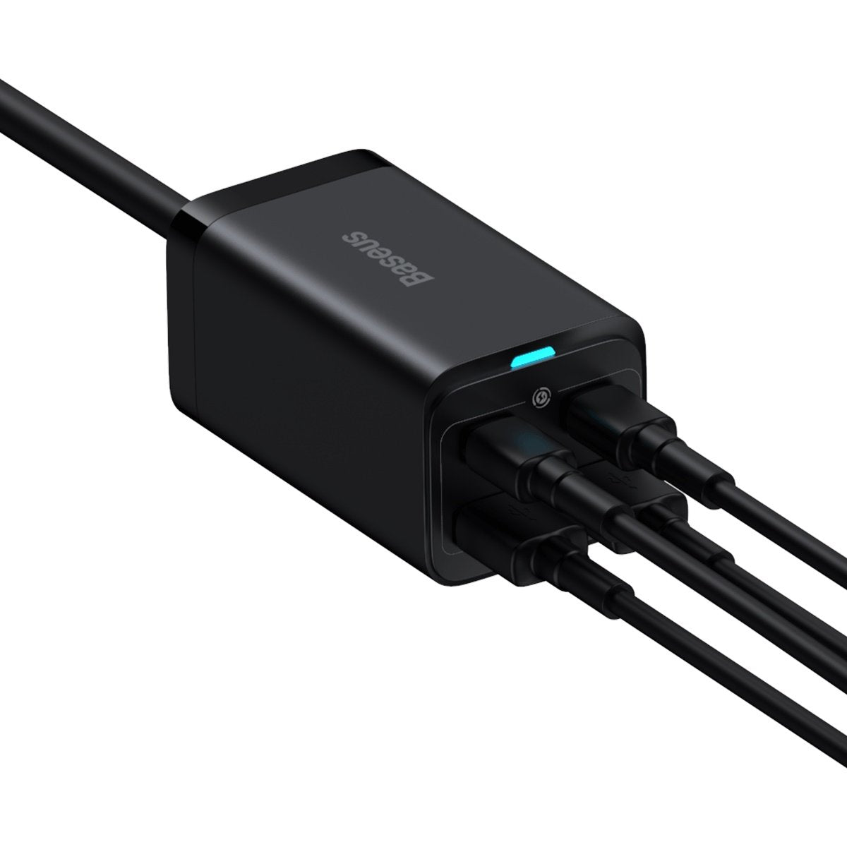 Nabíječka Baseus GaN3 Pro, 100W, 5A, 2 x USB-A - 2 x USB-C, Černá CCGP000101