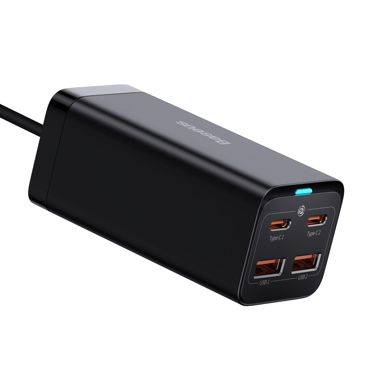 Nabíječka Baseus GaN3 Pro, 100W, 5A, 2 x USB-A - 2 x USB-C, Černá CCGP000101