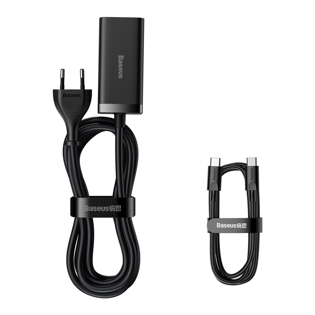 Nabíječka Baseus GaN3 Pro, 100W, 5A, 2 x USB-A - 2 x USB-C, Černá CCGP000101