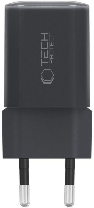 Síťová nabíječka Tech-Protect NCM33W, 33W, 3A, 1 x USB-A - 1 x USB-C, Černá