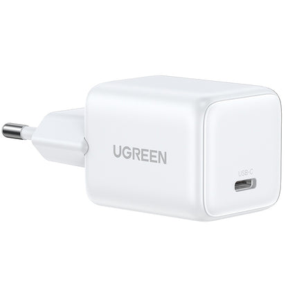 Síťová nabíječka UGREEN X513, 30W, 3A, 1 x USB-C, Bílá