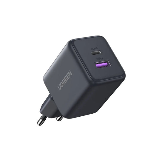 Síťová nabíječka UGREEN X516, 30W, 3A, 1 x USB-A - 1 x USB-C, šedá