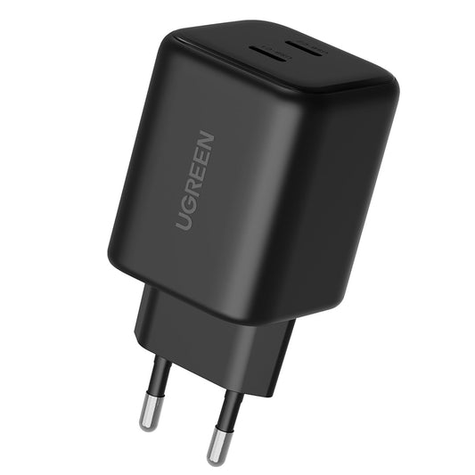 Síťová nabíječka UGREEN X526 (65058), 45W, 3A, 2 x USB-C, černá