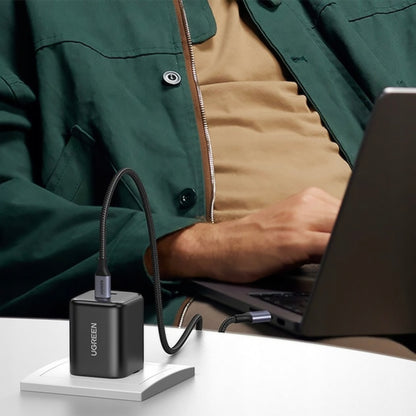 Síťová nabíječka UGREEN X526 (65058), 45W, 3A, 2 x USB-C, černá