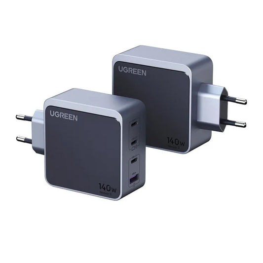 Síťová nabíječka UGREEN X570 Nexode S, 140W, 5A, 1 x USB-A - 3 x USB-C, šedá