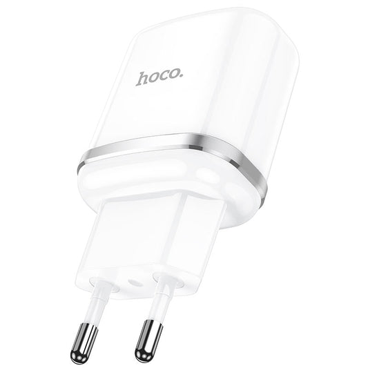 Síťová nabíječka HOCO N3, 18W, 3A, 1 x USB-A, Bílá