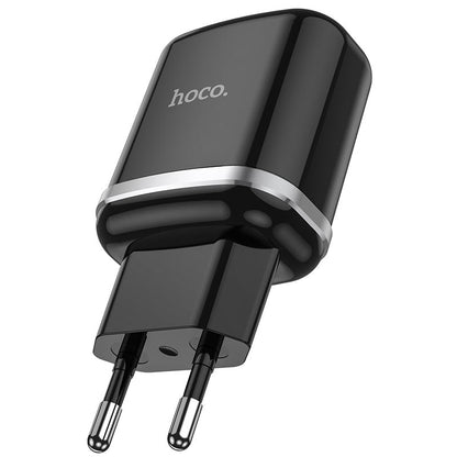 Síťová nabíječka HOCO N3, 18W, 3A, 1 x USB-A, Černá