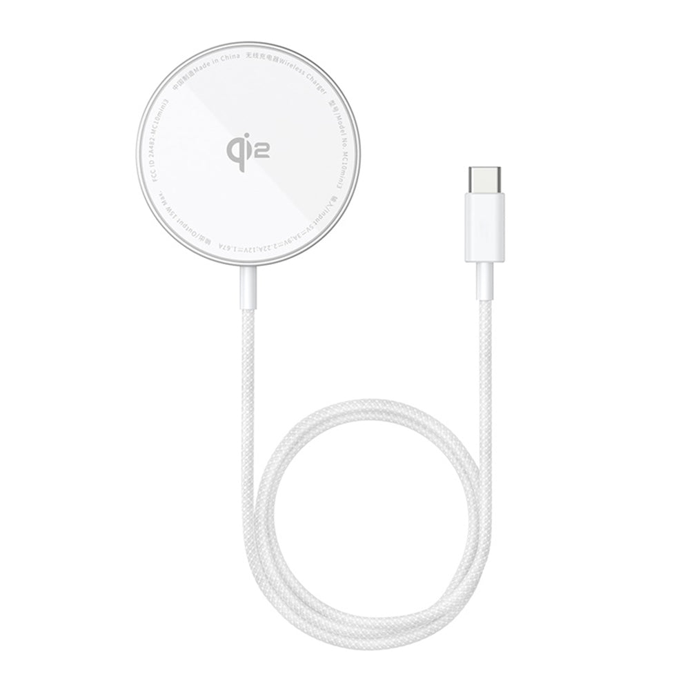 Bezdrátová nabíječka Baseus Simple Mini4 Air, 15W, 1.67A, Stříbrná P10278200S11-00