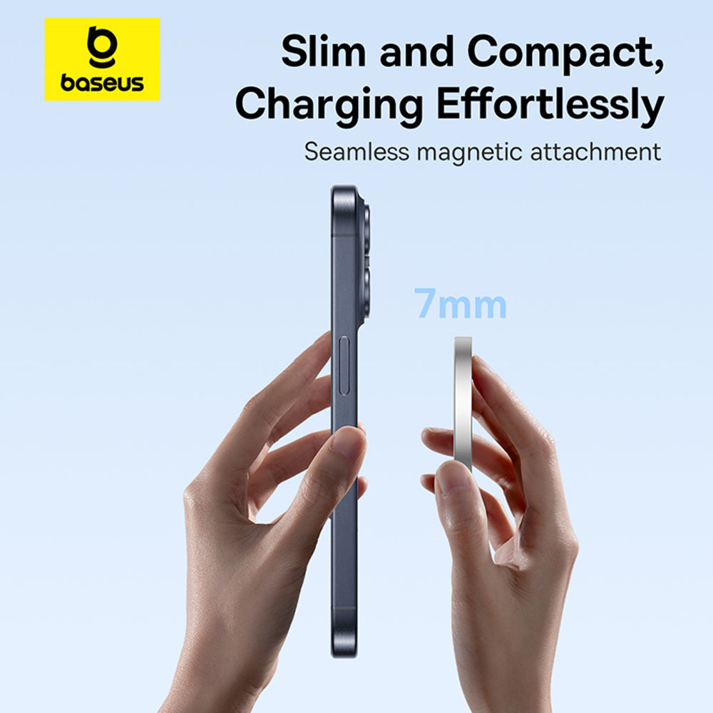 Bezdrátová nabíječka Baseus Simple Mini4 Air, 15W, 1.67A, Stříbrná P10278200S11-00
