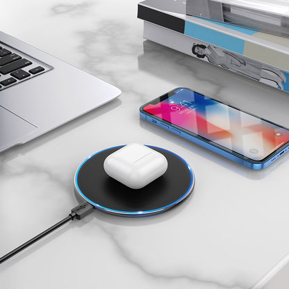 Bezdrátová síťová nabíječka Borofone BQ3 Pro, 15W, 1.67A, Černá