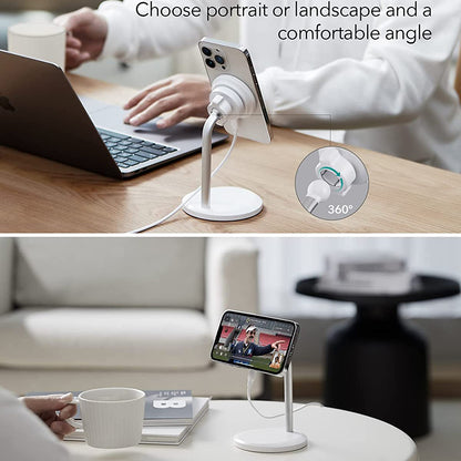 ESR HaloLock Shift Wireless Network Charger, 15W, 1.67A, White