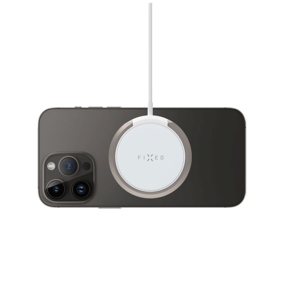 Bezdrátová nabíječka Fixed Ring, 15W, 1.67A, Bílá