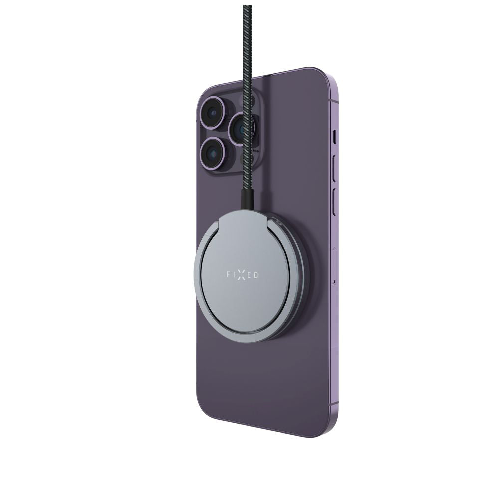 Bezdrátová nabíječka Fixed Ring, 15W, 1.67A, šedá