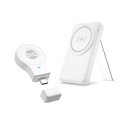 Bezdrátová nabíječka Forever MACS-100 5v1, 20W, 3A, 1 x USB-A, Bílá