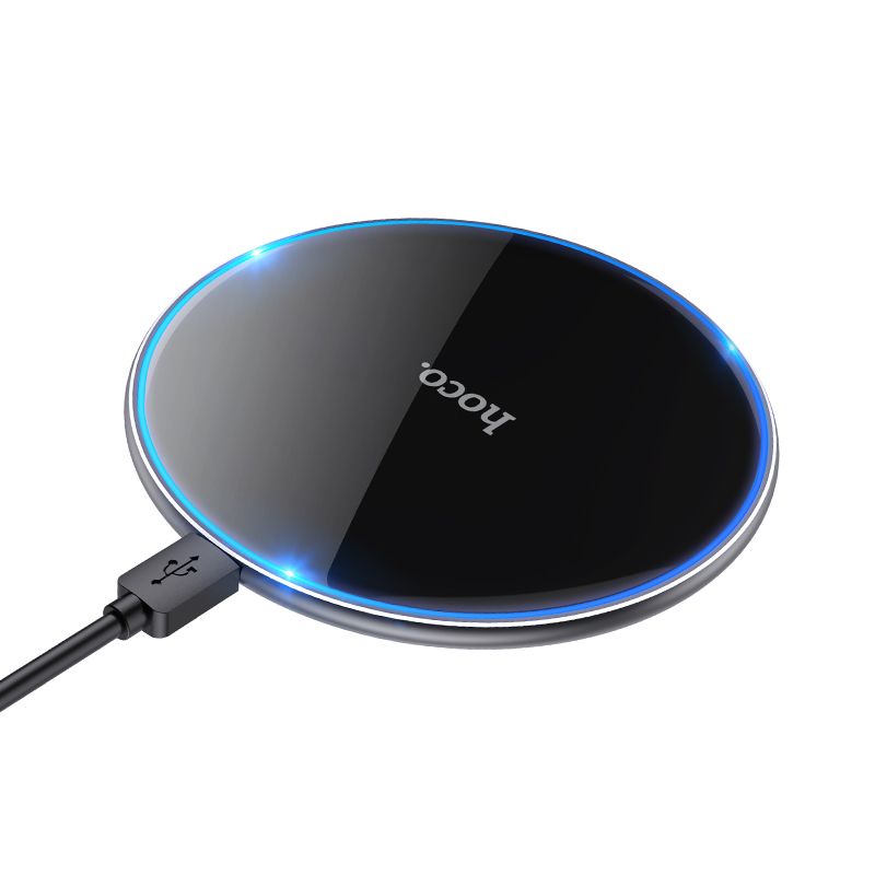 Bezdrátová síťová nabíječka HOCO CW6 Pro, 15W, 1.67A, Černá